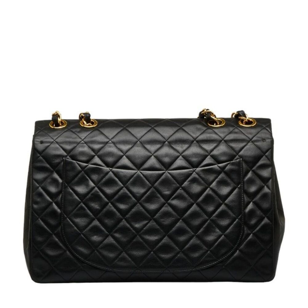 Chanel Timeless Black Leather Shoulder Bag (Pre-Owned) - Picture 2 of 12
